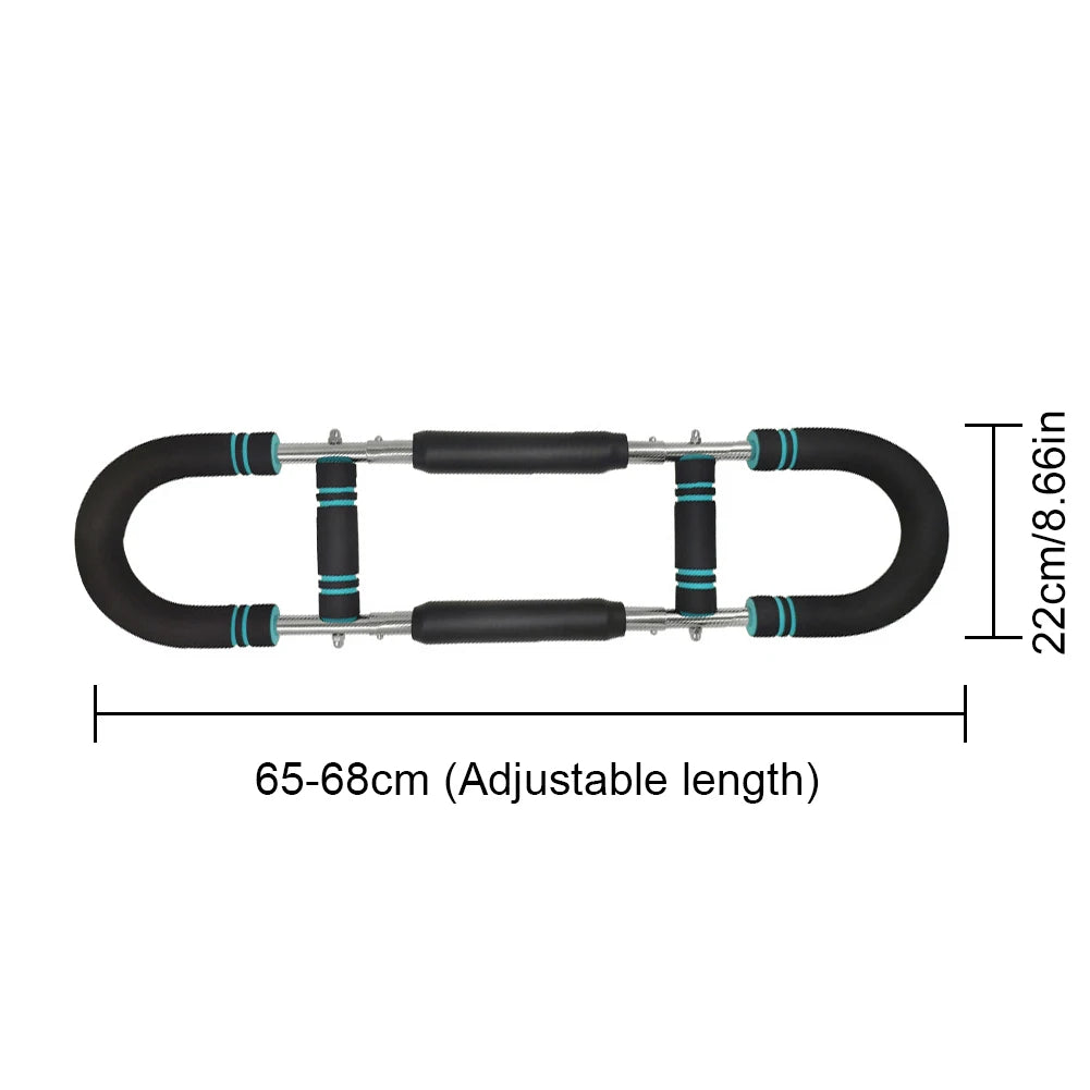 Twister Arm Exerciser — Adjustable Foam Handle Spring Workout Bar for Forearm, Triceps & Chest Training