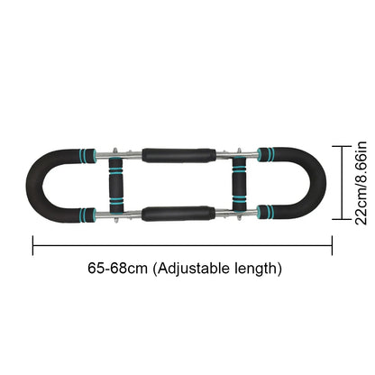 Twister Arm Exerciser — Adjustable Foam Handle Spring Workout Bar for Forearm, Triceps & Chest Training