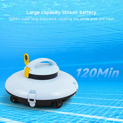 Lydsto Cordless Robotic Pool Cleaner - Automatic Swimming Pool Vacuum, Wireless Operation, Auto-Parking Feature