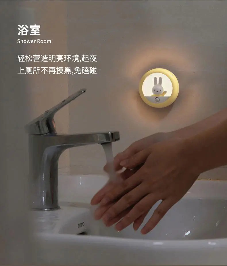Miffy Rabbit LED Smart Sensor Night Light – Bedside & Bedroom Ambient Light