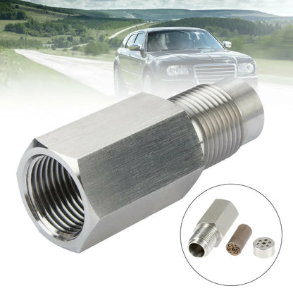 M18X1.5 Oxygen O2 Sensor Spacer Adapter – Universal Stainless Steel Extension Filter for CEL & Check Engine Light