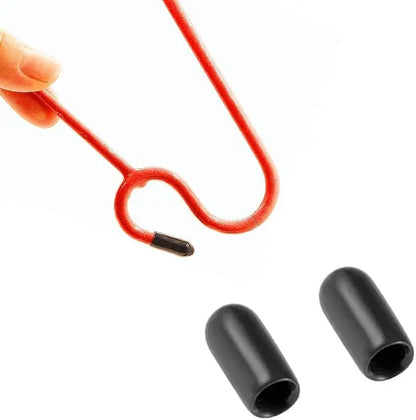 PVC & Rubber End Cap Kit — 10/25/50pcs Round Threaded Caps for Steel & Plastic Pipes, 3-25mm