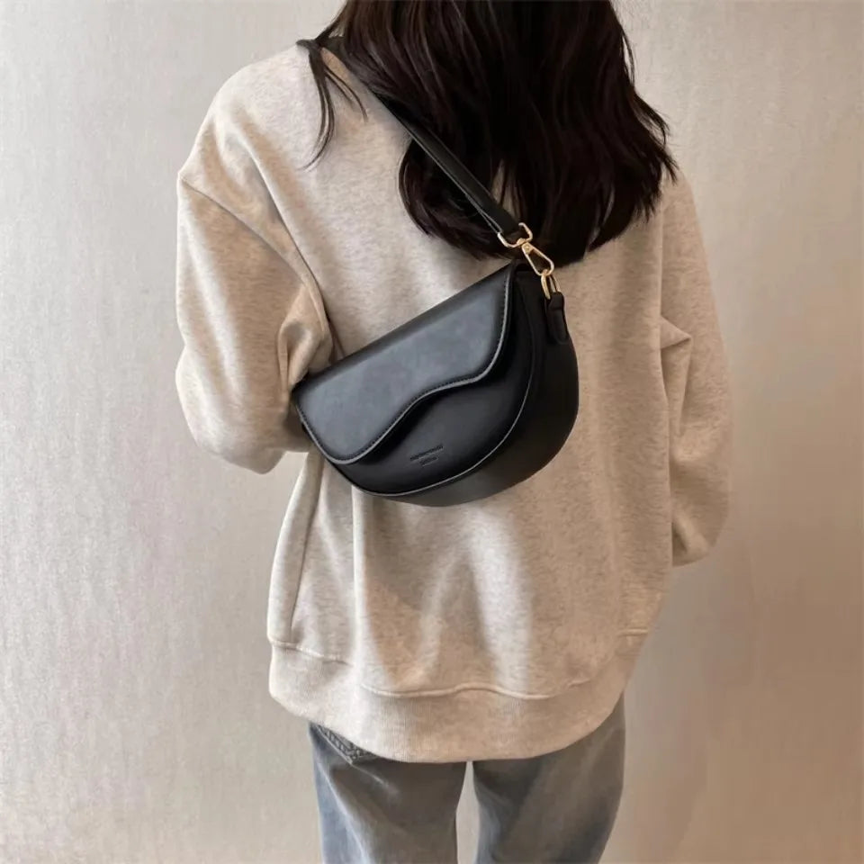 Luxury Women’s Leather Handbag – Large Capacity Shoulder & Crossbody Designer Bag