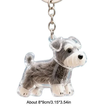 Dog Hair Storage Pendant Keychain – Cute Bag and Car Accessory, Jewelry Souvenir Gift for Dog Lovers