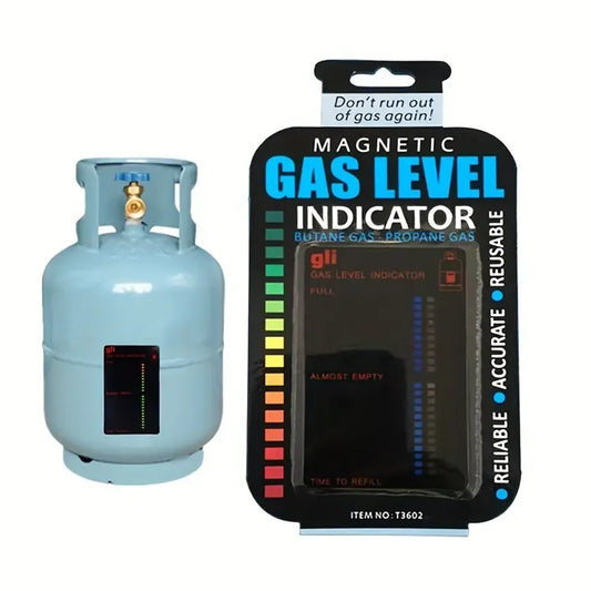 Gas Tank Level Indicator – Practical Propane, Butane & LPG Fuel Gauge with Adhesive for Accurate Gas Measurement