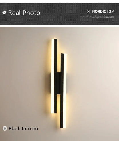 LED Wall Sconce - Modern Copper Pipe Lamp with Acrylic Shade, Indoor Lighting for Bedroom, Living Room, Corridor