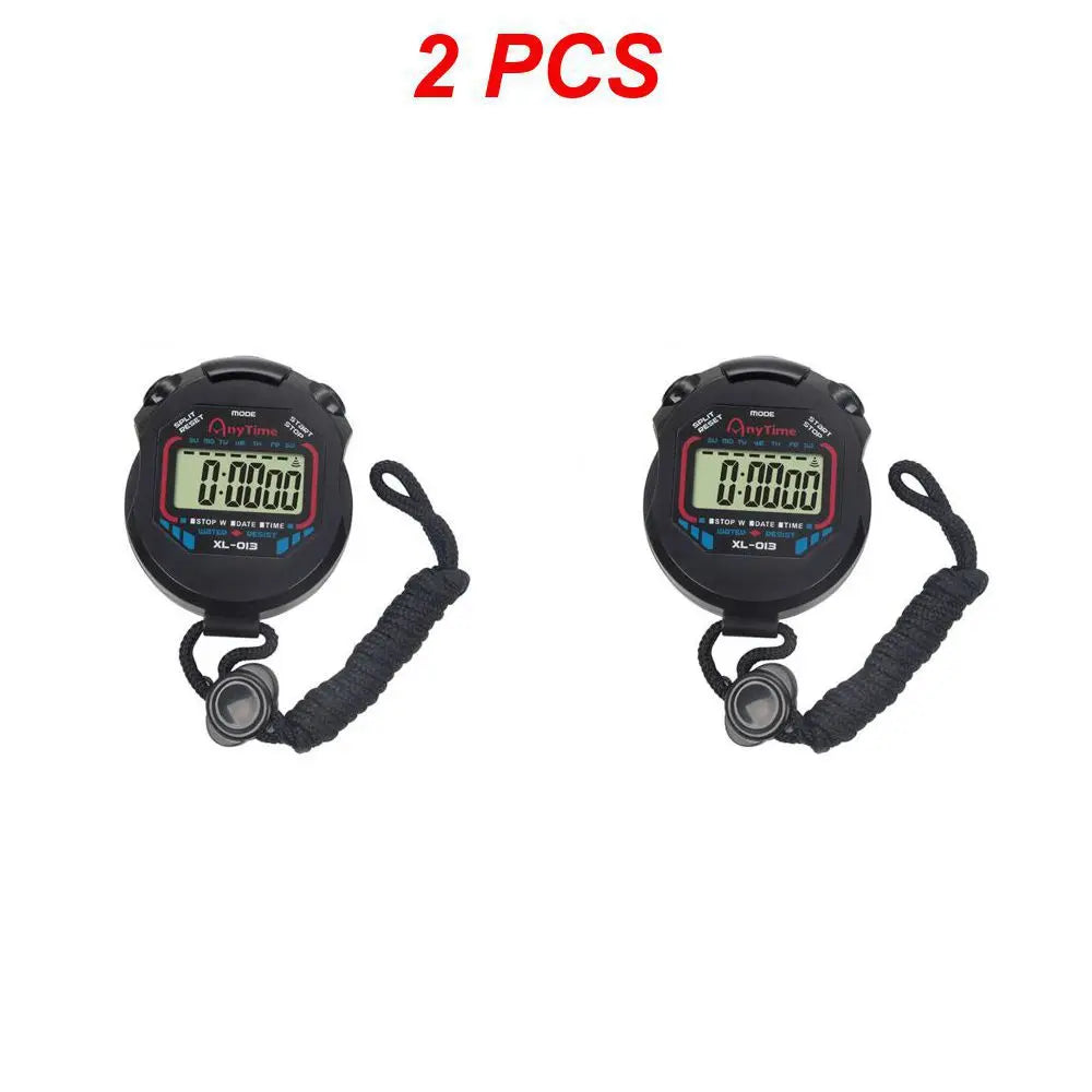 Waterproof Handheld Pocket Stopwatch – Professional Digital LCD Sport Timer for Timing Events