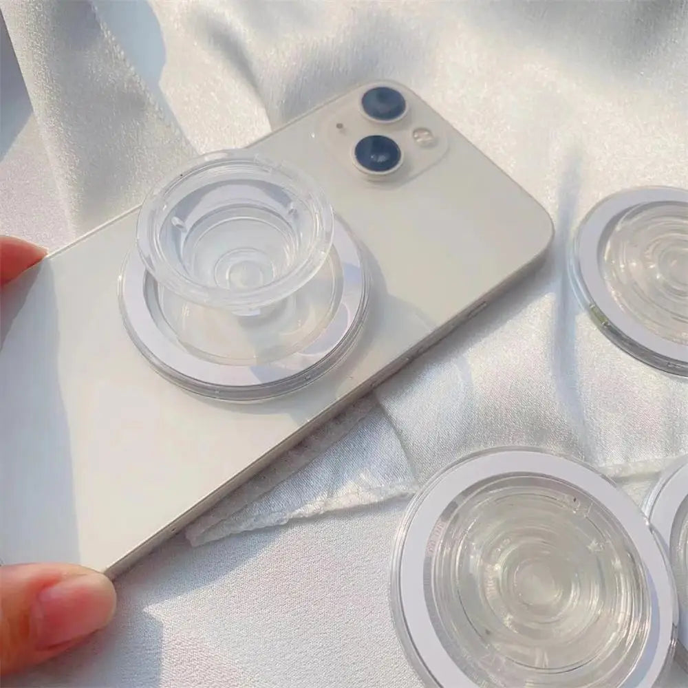 Magnetic Folding Phone Grip Holder – Magsafe Compatible Stand for iPhone, Samsung – Expanding Ring Finger Support