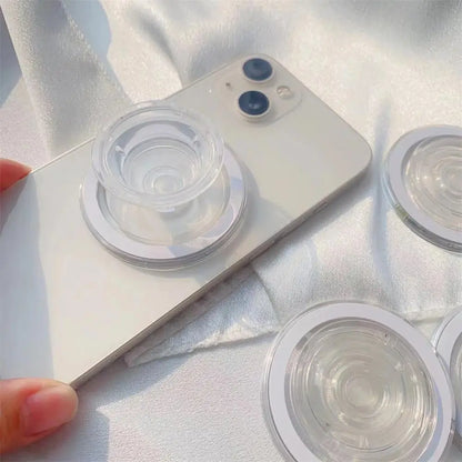 Magnetic Folding Phone Grip Holder – Magsafe Compatible Stand for iPhone, Samsung – Expanding Ring Finger Support