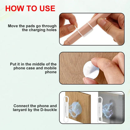 1-5PCS Magnetic Pen & Pencil Holder — Adjustable Silicone Desk, Whiteboard & Refrigerator Organizer