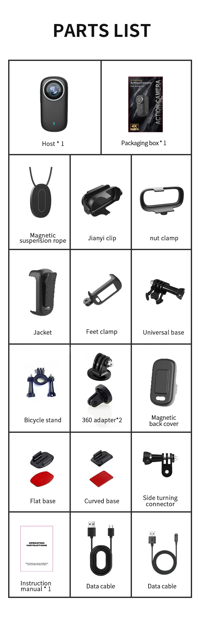 4K WiFi Mini Action Camera — Portable Thumb-Size Sport Cam for Outdoor, Helmet, Motorcycle, Cycling & Vlogging