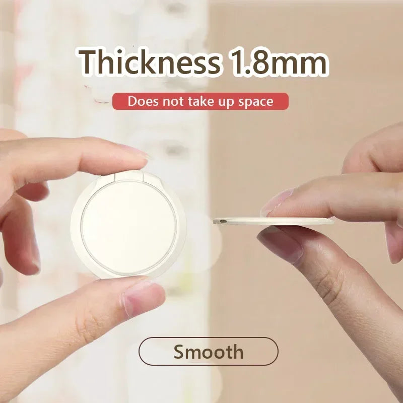 Cell Phone Ring Holder: 360 Degree Rotation Universal Finger Grip, Compatible with iPhone and Tablets