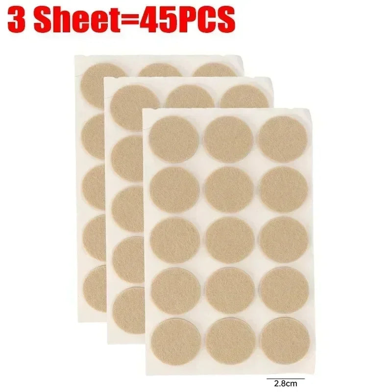 Self-Adhesive Felt Chair Leg Pads – Non-Slip Furniture Protectors for Hardwood Floors, Anti-Scratch Table & Chair Bottom Covers