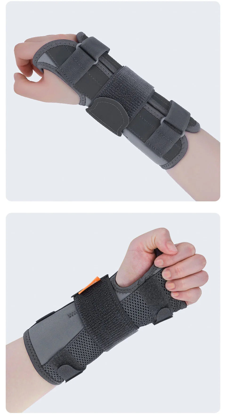 AOLIKES Wrist Brace Splint – Night Support for Carpal Tunnel & Pain Re ...