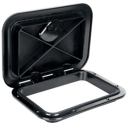 ABS Deck Access Hatch Cover — Waterproof Anti-UV Non-Skid Inspection Hatch for Marine Boats, Yachts & RVs, 15×11"