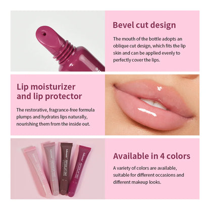 10ml Mirror Lip Glaze – Moisturizing Jelly Lip Oil for Hydration, Protection & Long-Lasting Shine
