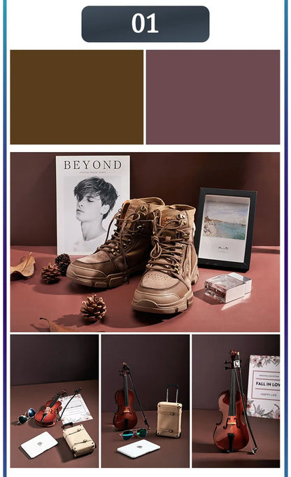 Photography Backdrops 57x87cm – Double-Sided Solid Color Photo Background for Studio, Newborn & Product Photography