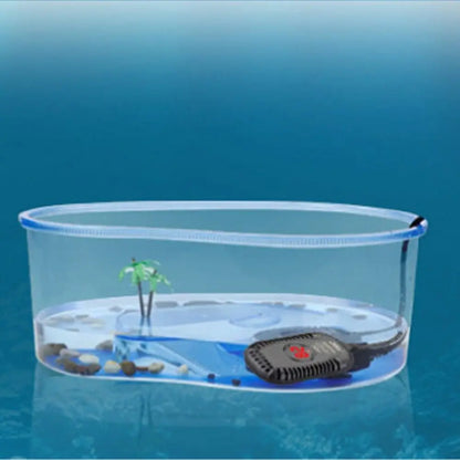 Quartz Glass Aquarium Submersible Heater – Ultra Short Adjustable Turtle Tank Heater 25W-150W
