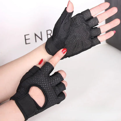 Breathable Cycling Fingerless Gloves – Anti-Slip Half Finger Bike & Gym Gloves for Men & Women