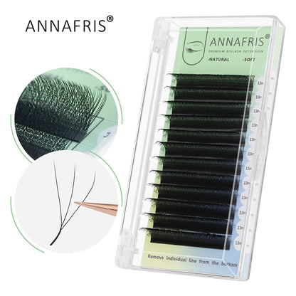 ANNAFRIS 50pcs Disposable Eyelash & Eyebrow Brushes — Soft Crystal Lash Extension Mascara Wands Makeup Tools