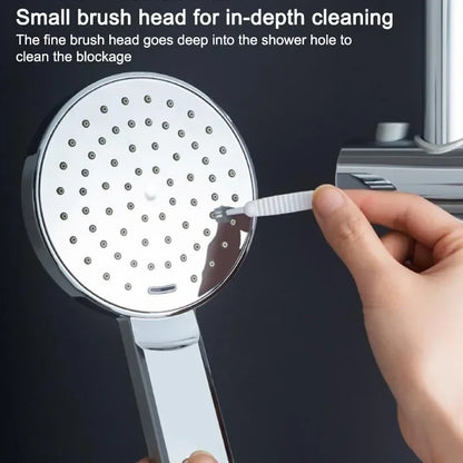 50/10Pcs Small Pore Nylon Cleaning Brushes - Anti-Clogging Tools for Shower Heads, Kitchen, Toilet, Phone Holes, and Windows
