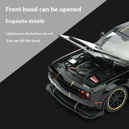 1:32 Dodge Challenger SRT Hellcat Redeye Diecast Model – V8 Alloy Metal American Muscle Sports Car Collectible