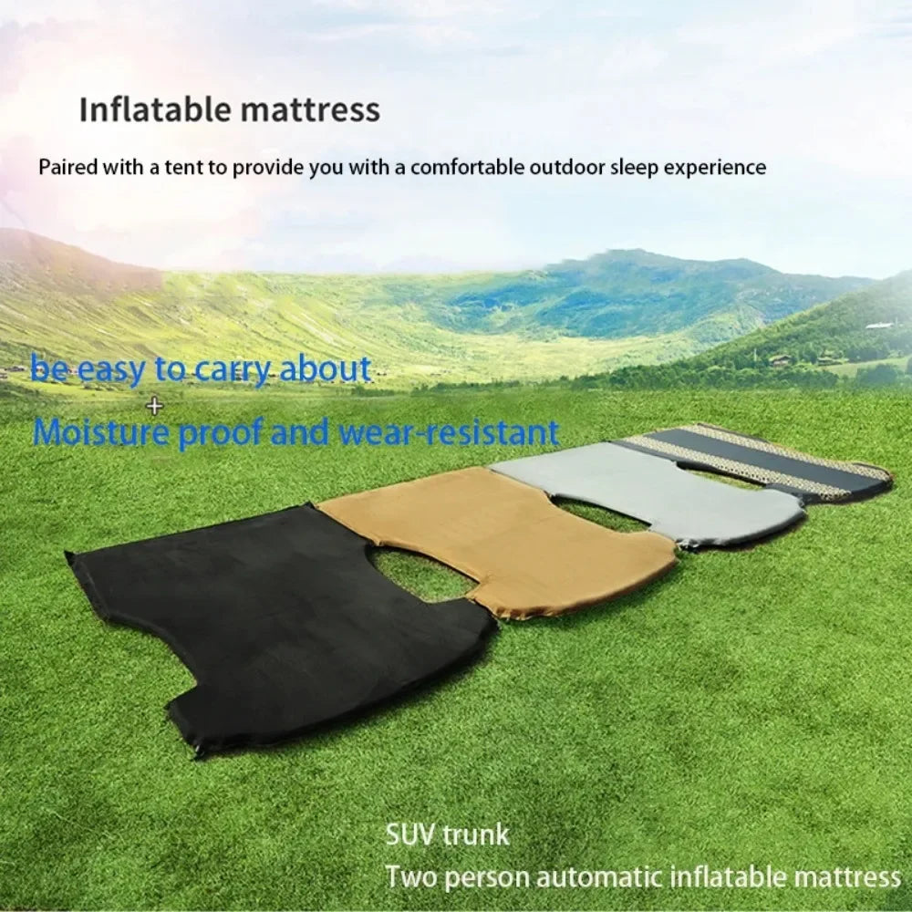 Tesla Model 3 & Model Y Inflatable Car Bed – Suede Fabric Travel Air Mattress for Camping (2017-2024)