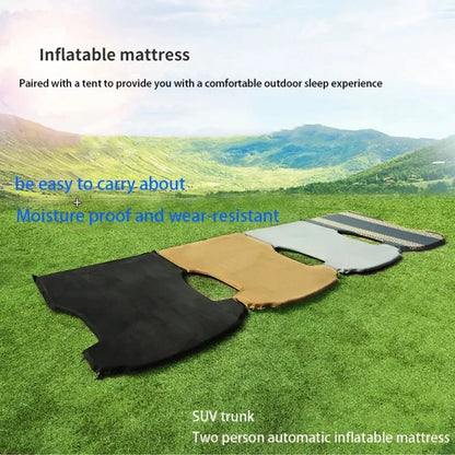 Tesla Model 3 & Model Y Inflatable Car Bed – Suede Fabric Travel Air Mattress for Camping (2017-2024)
