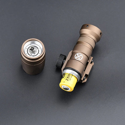 WADSN Surefire M300A Tactical Flashlight - Mini Weapon Scout LED Light, 20MM Rail Mount, Momentary & Constant-On Mode