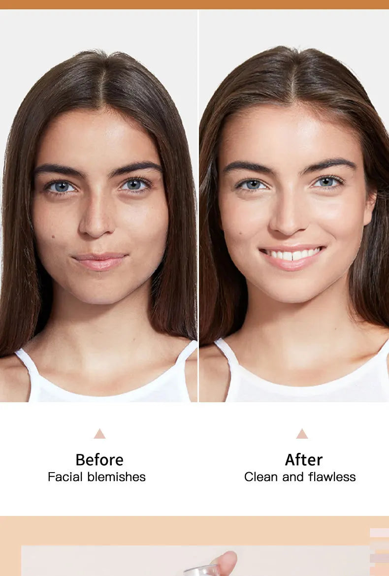 Liquid Foundation Concealer – Waterproof, Sweat-Resistant Professional Makeup Cosmetics