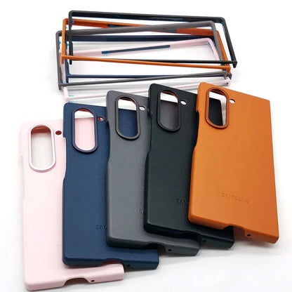 Samsung Galaxy Z Fold 7 Case – High-Quality Eco Leather Magnetic Cover with Anti-Fall Shockproof Back Protection