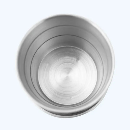 Portable Stainless Steel Telescopic Cups - Folding Drink Cups for Outdoor Camping and Travel