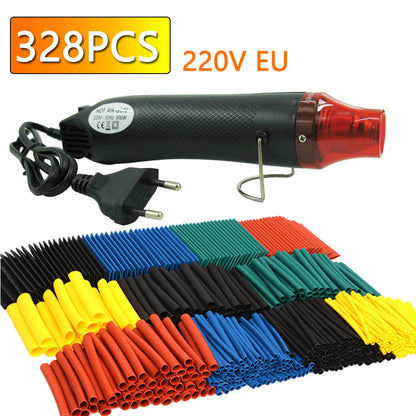 300W Electric Hot Air Heat Gun - Temperature Blower with Thermoresistant Tube for Heat Shrink Wrapping