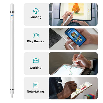 Universal Stylus Pen for iPad & Tablets - Compatible with Apple Pencil | Touch Pen for iOS & Android Devices Including Samsung, Huawei, Xiaomi
