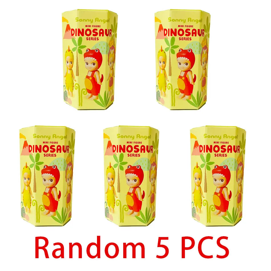 Sonny Angel Dinosaur Series – Cute Hippers Harvest Hippie Doll, Trendy Car Phone Ornament & Children's Toy Gift