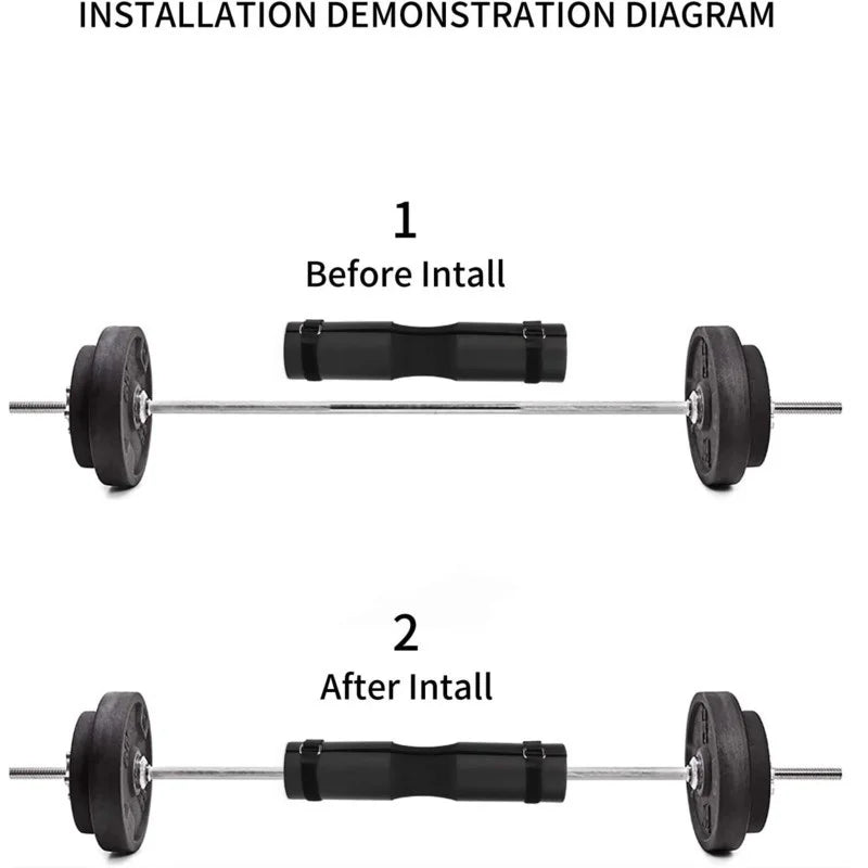 Barbell Squat & Hip Thrust Shoulder Pad | Foam Weight Lifting Cover for Men & Women, Gym Fitness Training Equipment