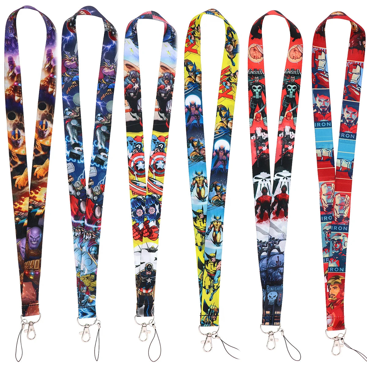 Cartoon Credential Holder Keychain – Cool Lanyard for Key, ID Card, Gym Badge & Cosplay Gift