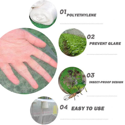 Garden Net Plant Protection Cover – Ultra-Fine 60 Mesh Insect Control Net for Vegetables, Plants, and Fruits