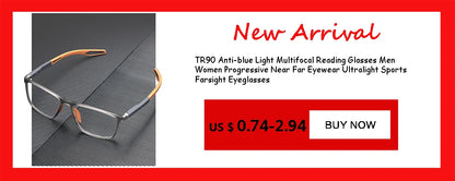 Sports Reading Glasses - Anti-Blue Light TR90 Frame Eyewear for Men & Women (+100 to +400)