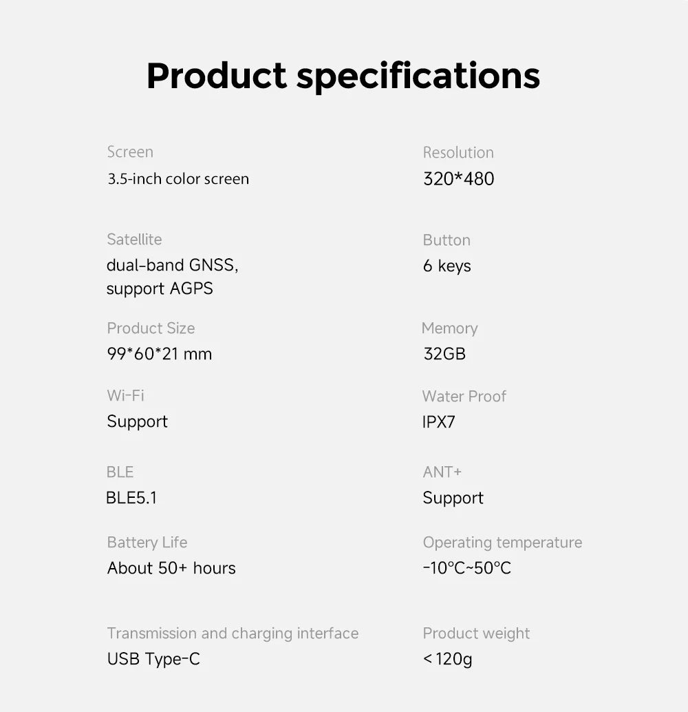 iGPSPORT iGS800 Touchscreen Bike Computer - Professional GPS, Map Navigation, WiFi, ANT+, 50H Battery Life