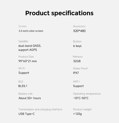 iGPSPORT iGS800 Touchscreen Bike Computer - Professional GPS, Map Navigation, WiFi, ANT+, 50H Battery Life