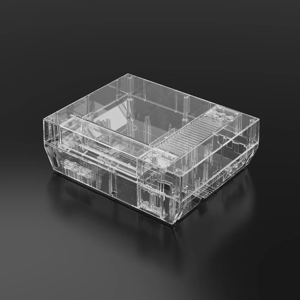 Bitfunx Transparent Replacement Shell – Protective Housing for NES Nintendo Console