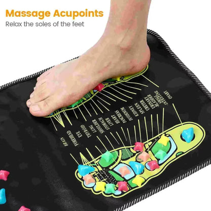 Finger Pressure Board Foot Massage Pad – Acupoint Mat for Nerve Relief & Muscle Relaxation