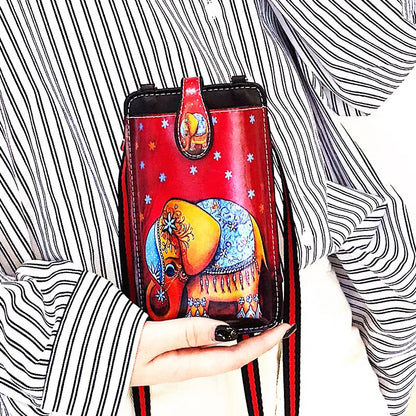 New Casual PU Leather Women's Handbag: Messenger Shoulder Bag Phone Purse | Fashion Ladies Crossbody Bags