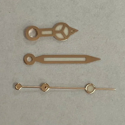 Blue Luminous Watch Hands for NH35/NH36 Movement – 3-Hand Custom 904L Stainless Steel Replacement for Japan Watches