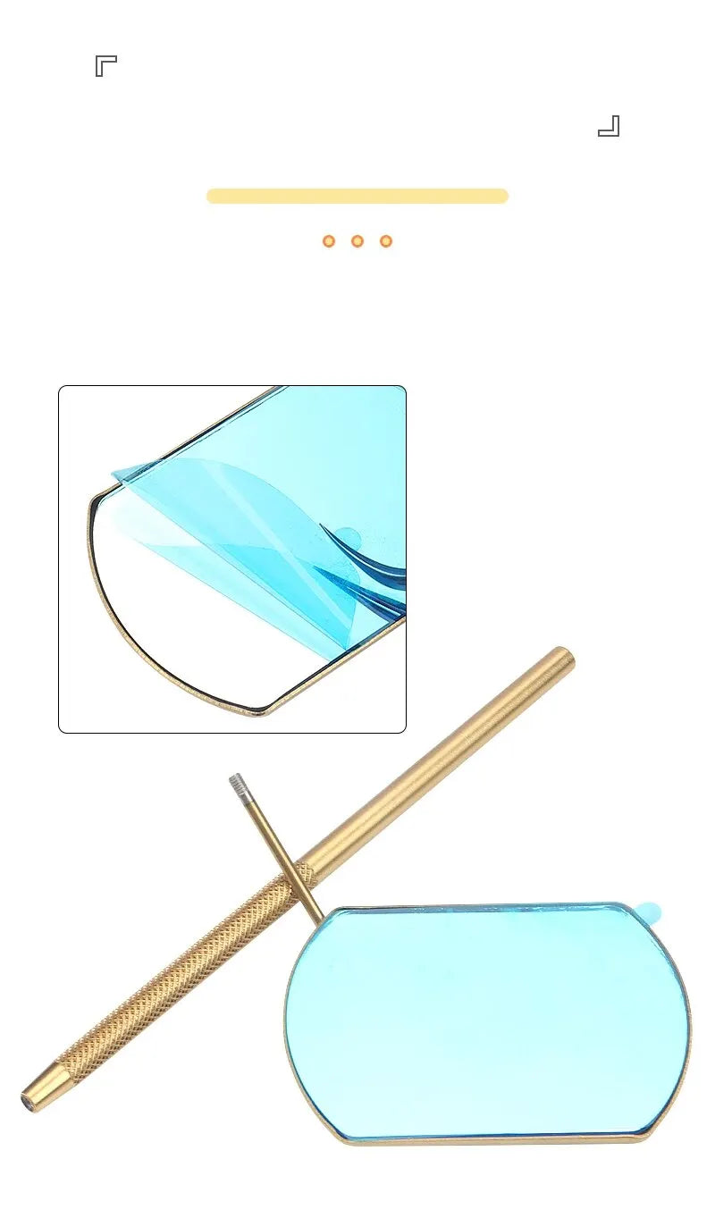 Lash Extension Mirror – Stainless Steel Multifunctional Tool for Eyelash Grafting & Makeup