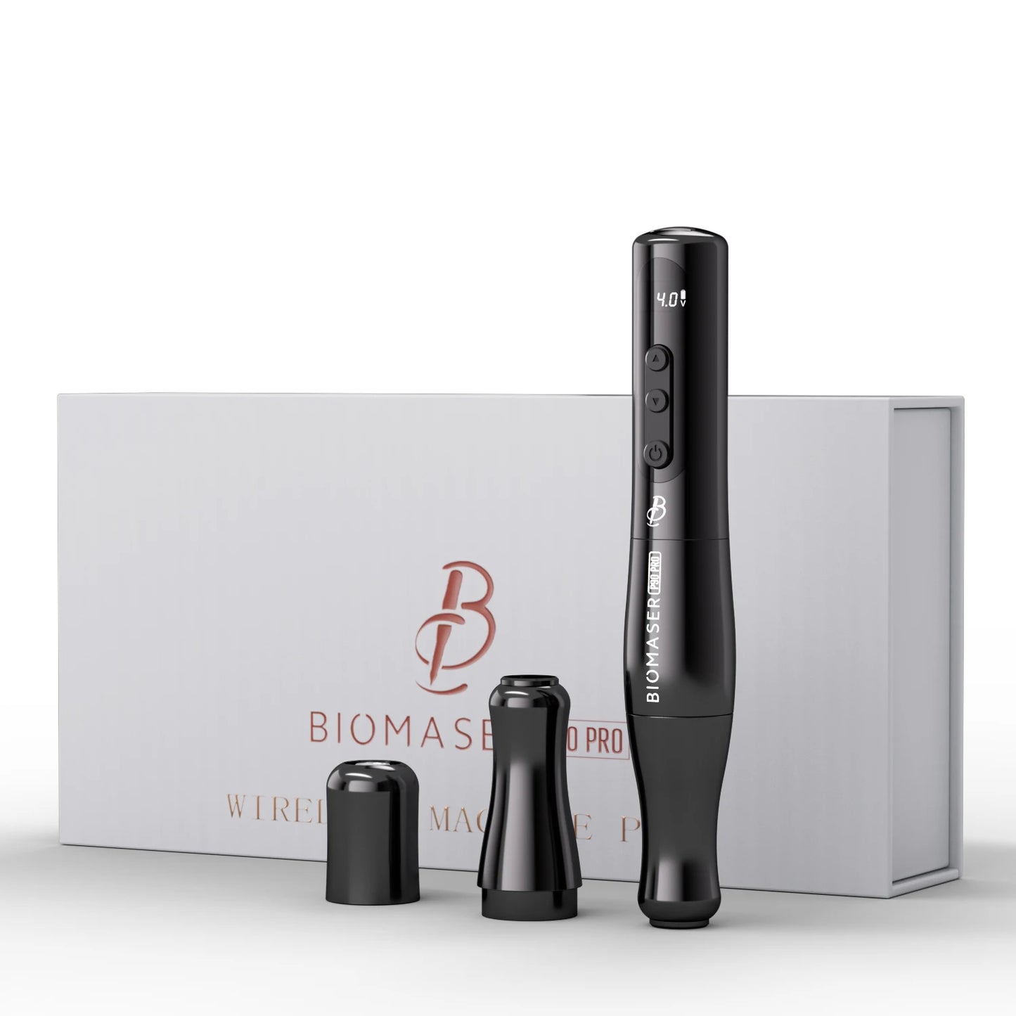 BIOMASER P90 Pro Wireless Rotary PMU Tattoo Machine – Rechargeable Permanent Makeup Gun for Microblading, Eyebrow, Lip & Eyeliner