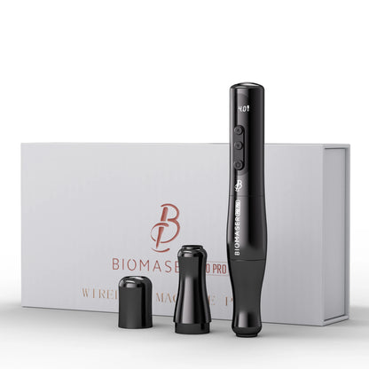 BIOMASER P90 Pro Wireless Rotary PMU Tattoo Machine – Rechargeable Permanent Makeup Gun for Microblading, Eyebrow, Lip & Eyeliner