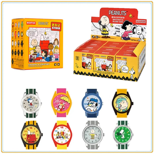 Authentic Maihe x Snoopy Peanuts Watch Blind Box – Trendy Collectible Mystery Gift Watches
