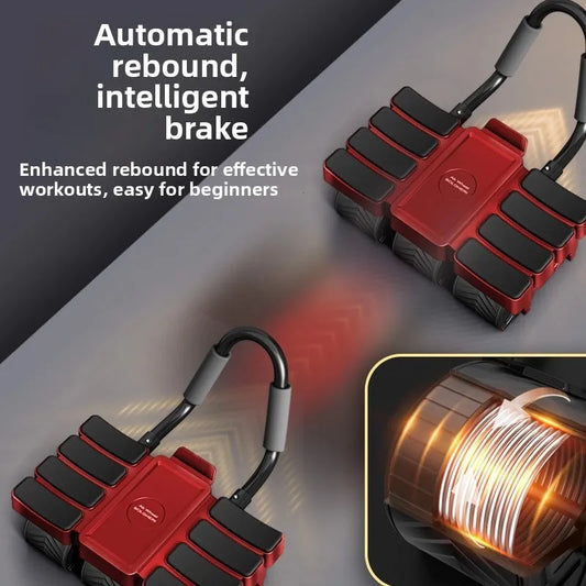 Smart Fit Abdominal Wheel – Six Wheels & Eight-Elbow Automatic Rebound with Mobile App Connectivity